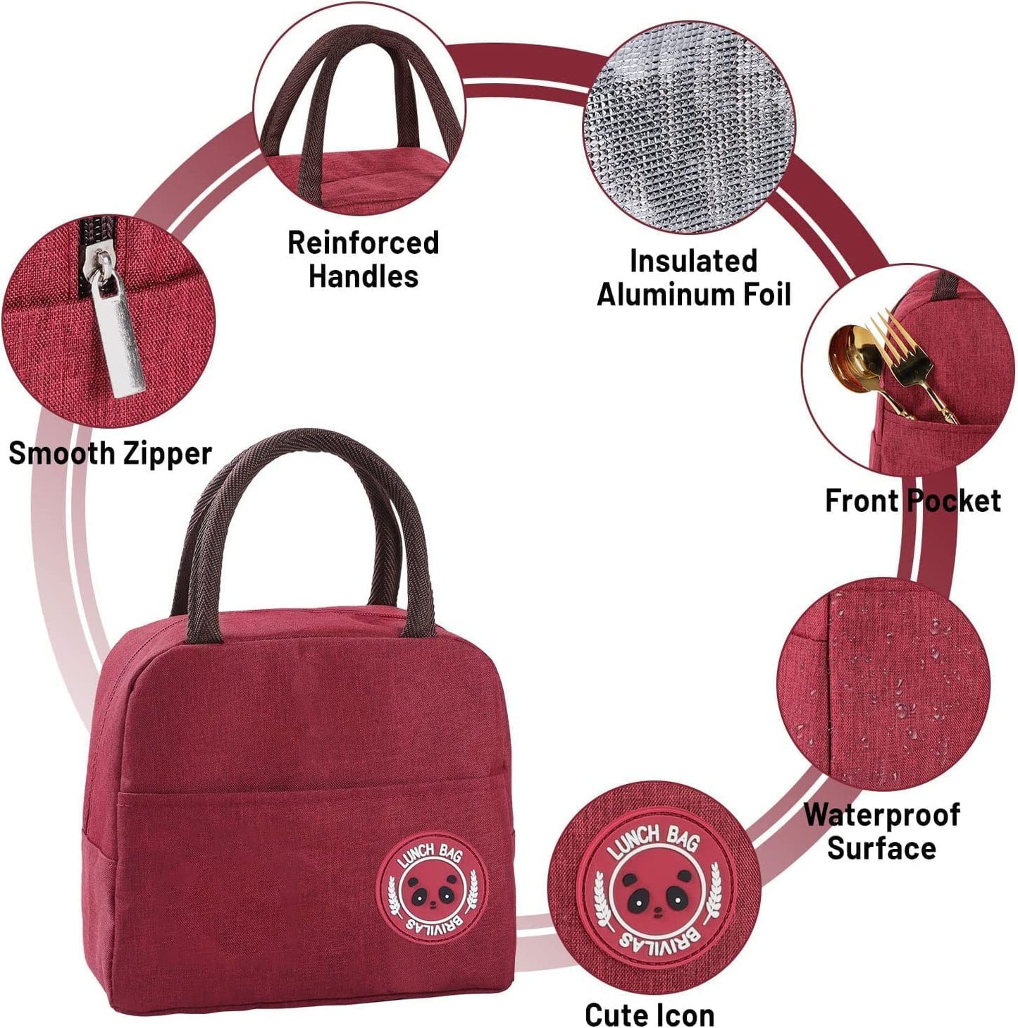 Insulated Travel Lunch/Tiffin/Storage Bag for Office, College & School Polyester, Regular Size keerthi toys rajahmudry