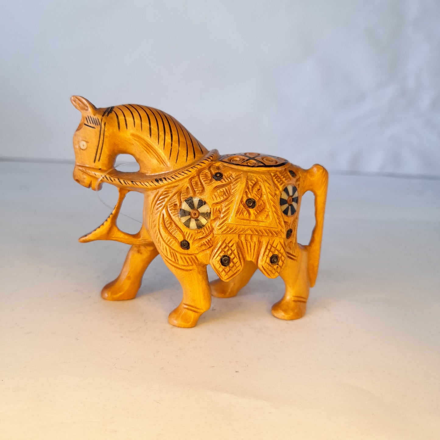 Wooden Horse Inlaid