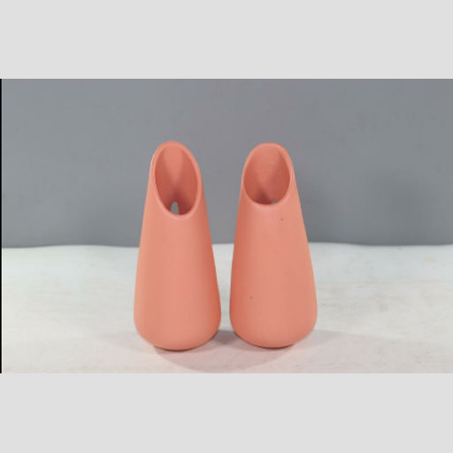 Crazy orange Unique Matt Hanging Cone Planter ceramic pot for home & office