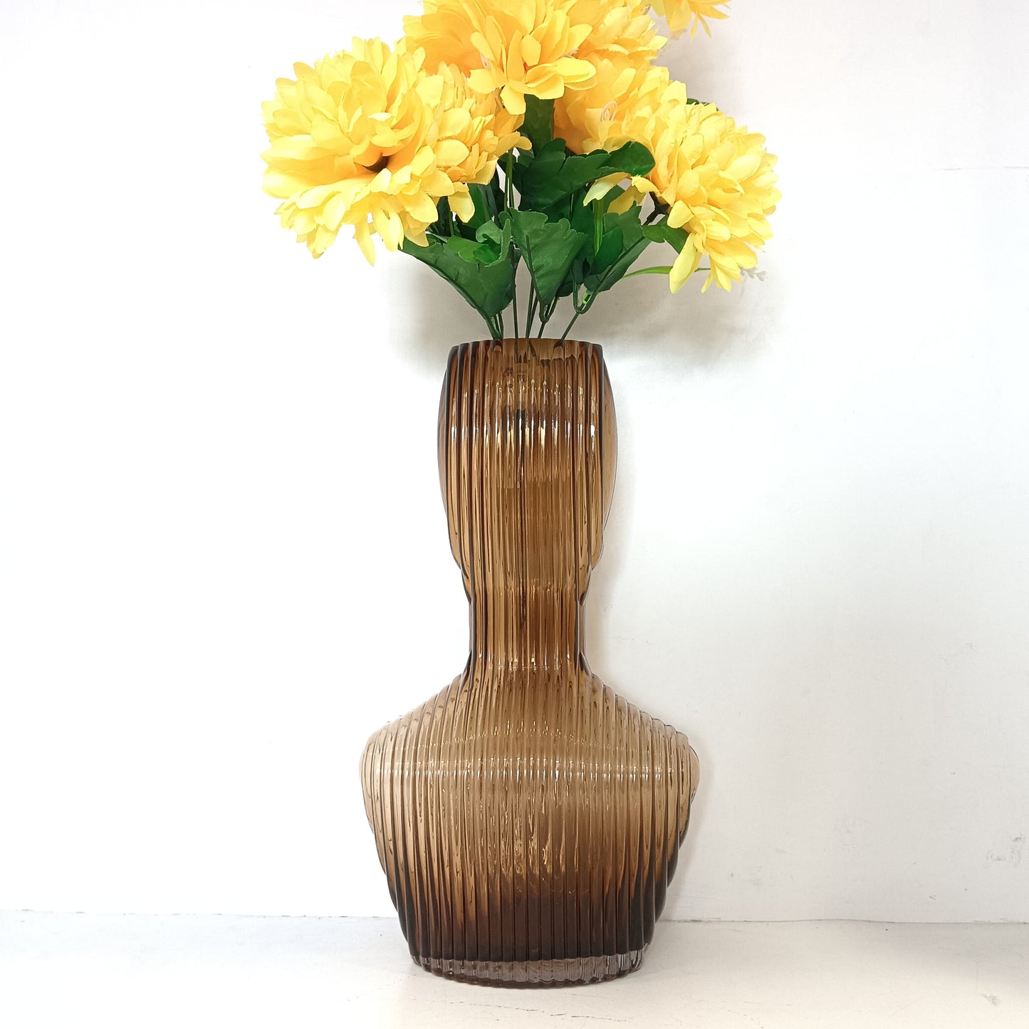 Flower vase a man upper body shaped vase