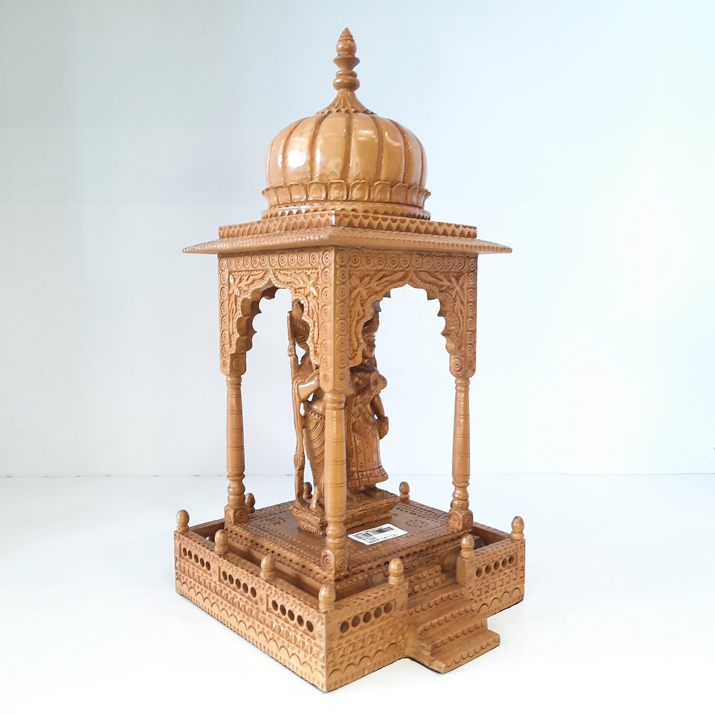 Wooden Radha Krishna Mandir Super Fine