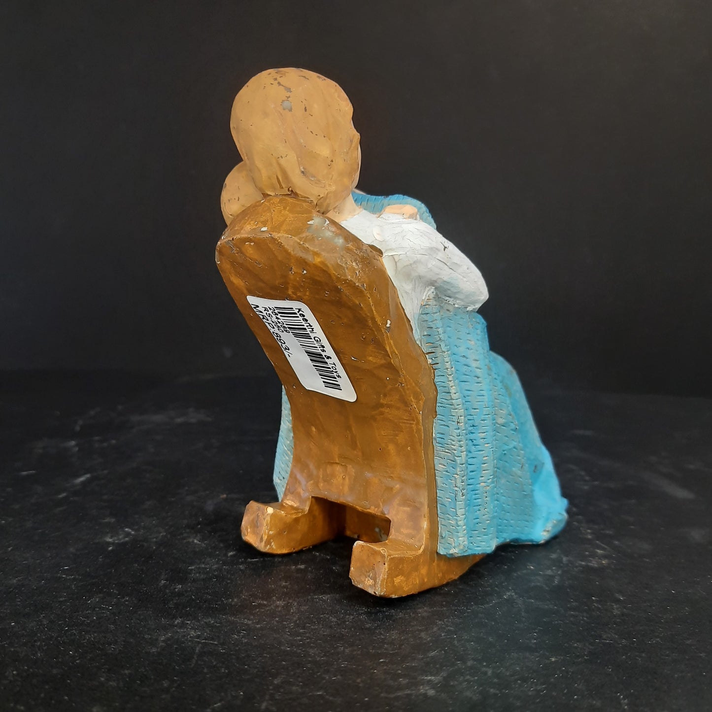 Resin Mother and Child on Chair