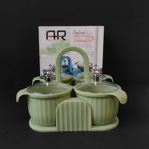 air tight transparent grocery storage dining set
