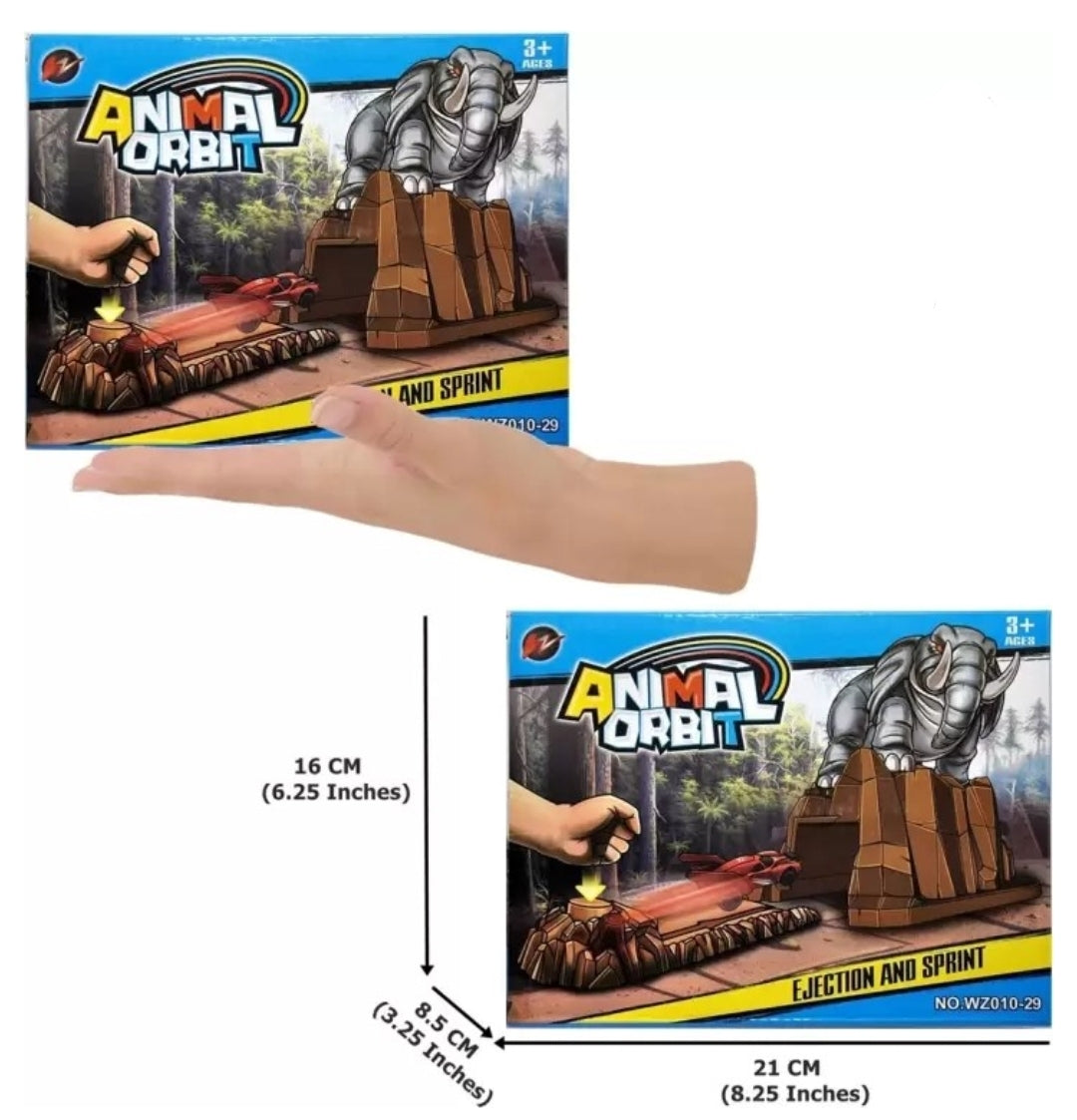 Animal orbit ejection and sprint car launcher