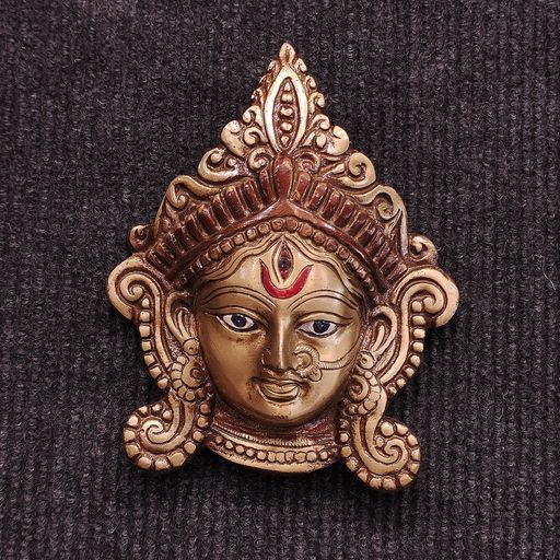 Brass Durga hanging 03