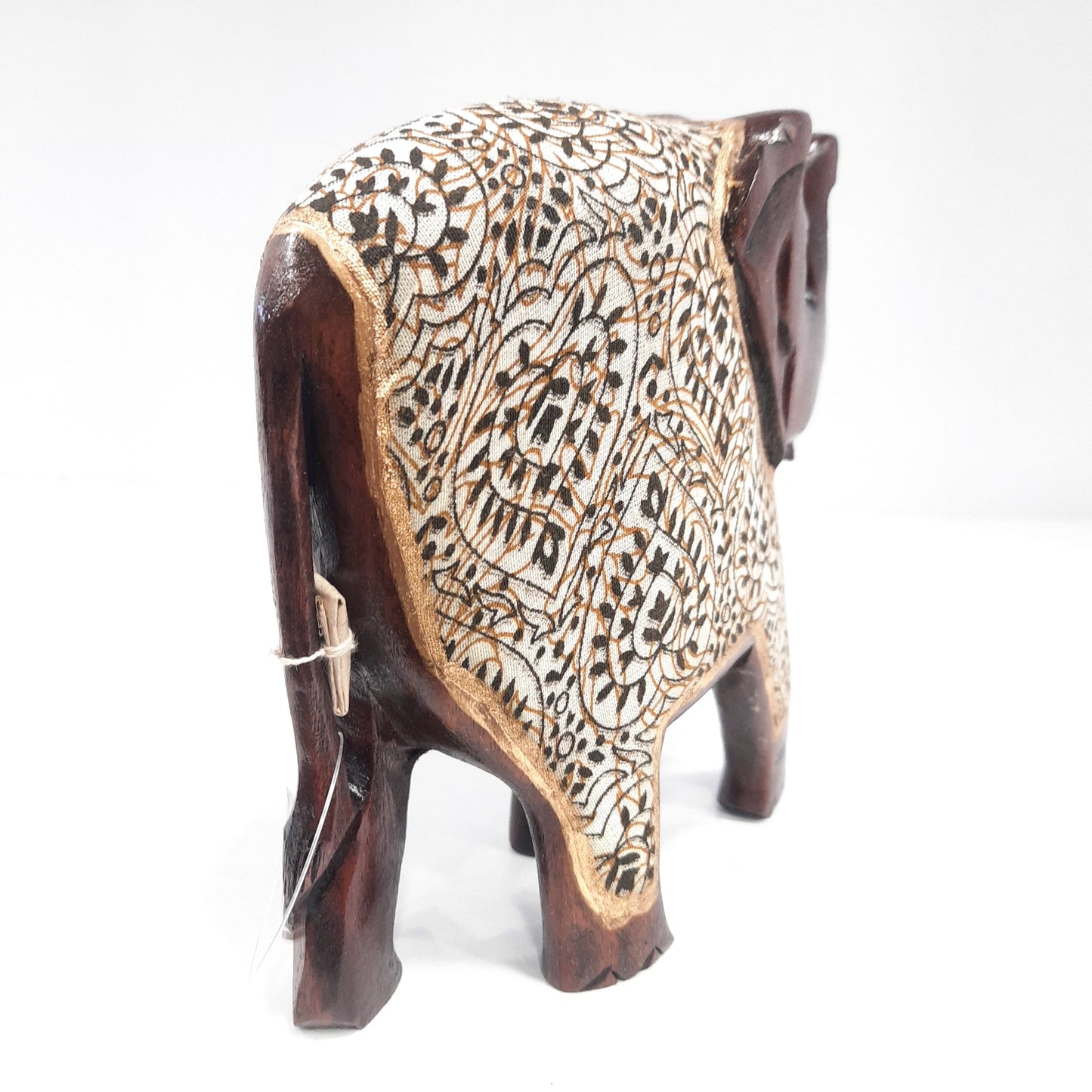 Wooden Elephant With Cloth