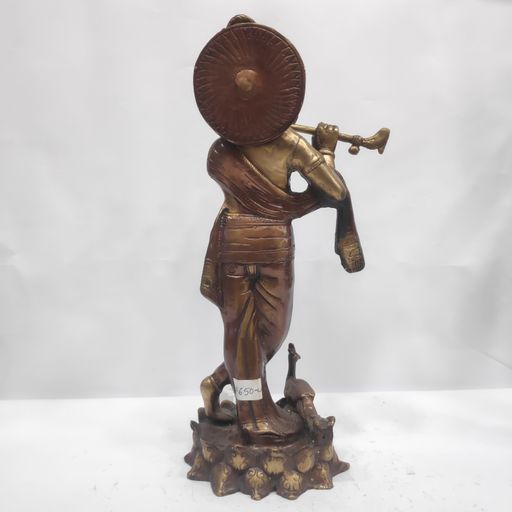 Brass Krshna idol
