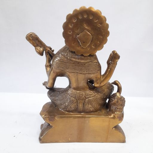 Brass saraswati idol