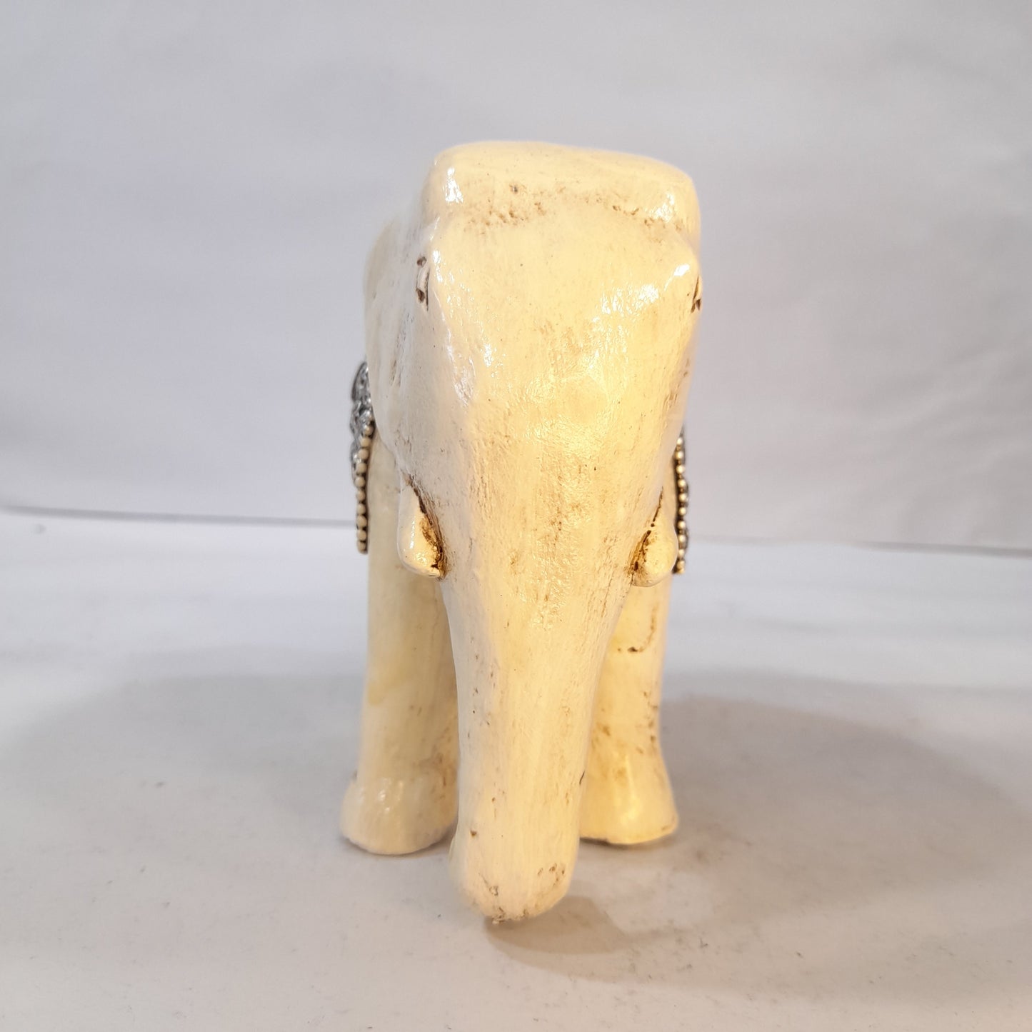 Paper Machie Swan Neck Down Wood Gold Chitton Wood Golden Bronze Tex