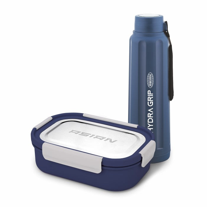 Hydro Bite Combo Snack pack Lunch Box(850 ml),Mini box(150 ml)+Hydra Grip Bottle(700),Lunch Box Set Combo, Back to School Rajahmundry , Airtight, Leakproof