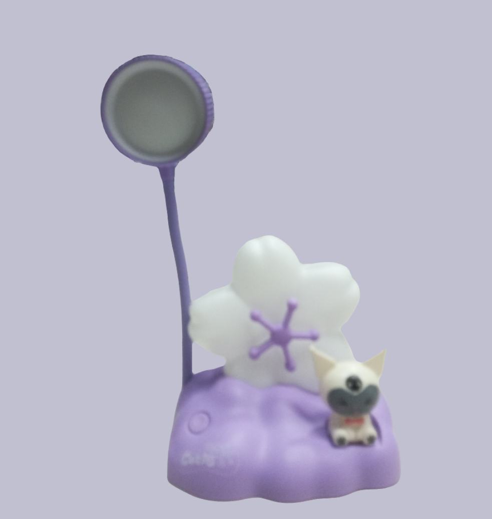 Table lamp cute and functional Desk lamp. Pen holder, pencil sharpener, lamplight, USB charging port.