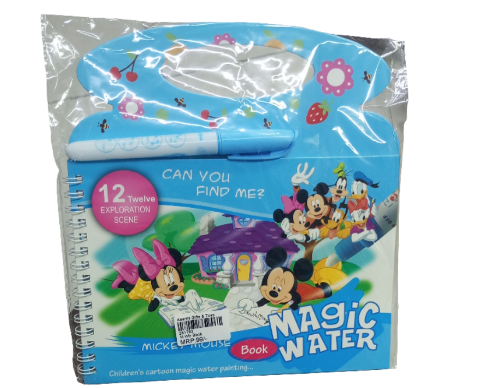 Caught Trendy Magic Paint with Water Coloring Books for Toddler, Reusable Water Reveal Activity Books Learning and Educational Toy for Kid.