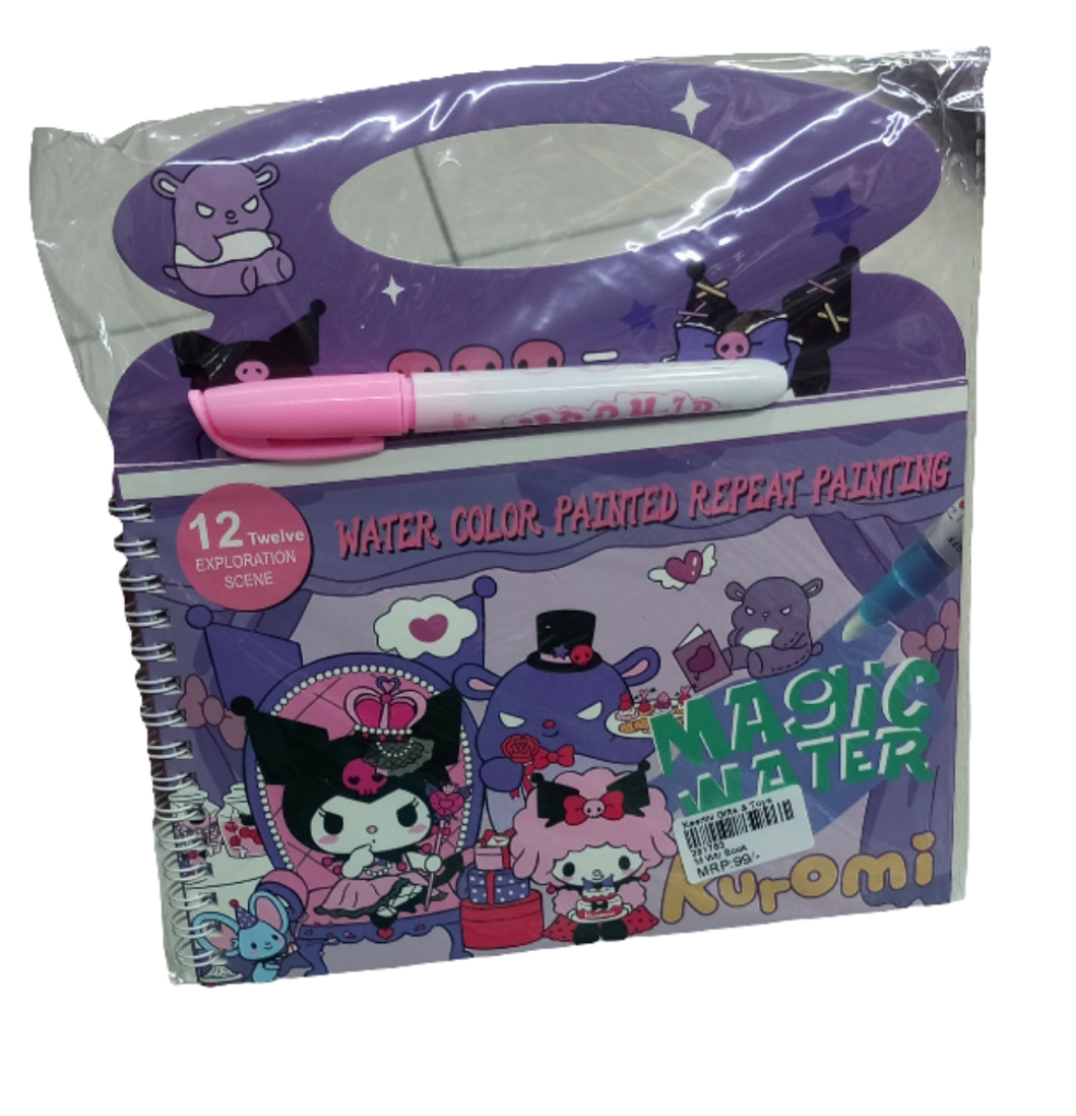 Caught Trendy Magic Paint with Water Coloring Books for Toddler, Reusable Water Reveal Activity Books Learning and Educational Toy for Kid.