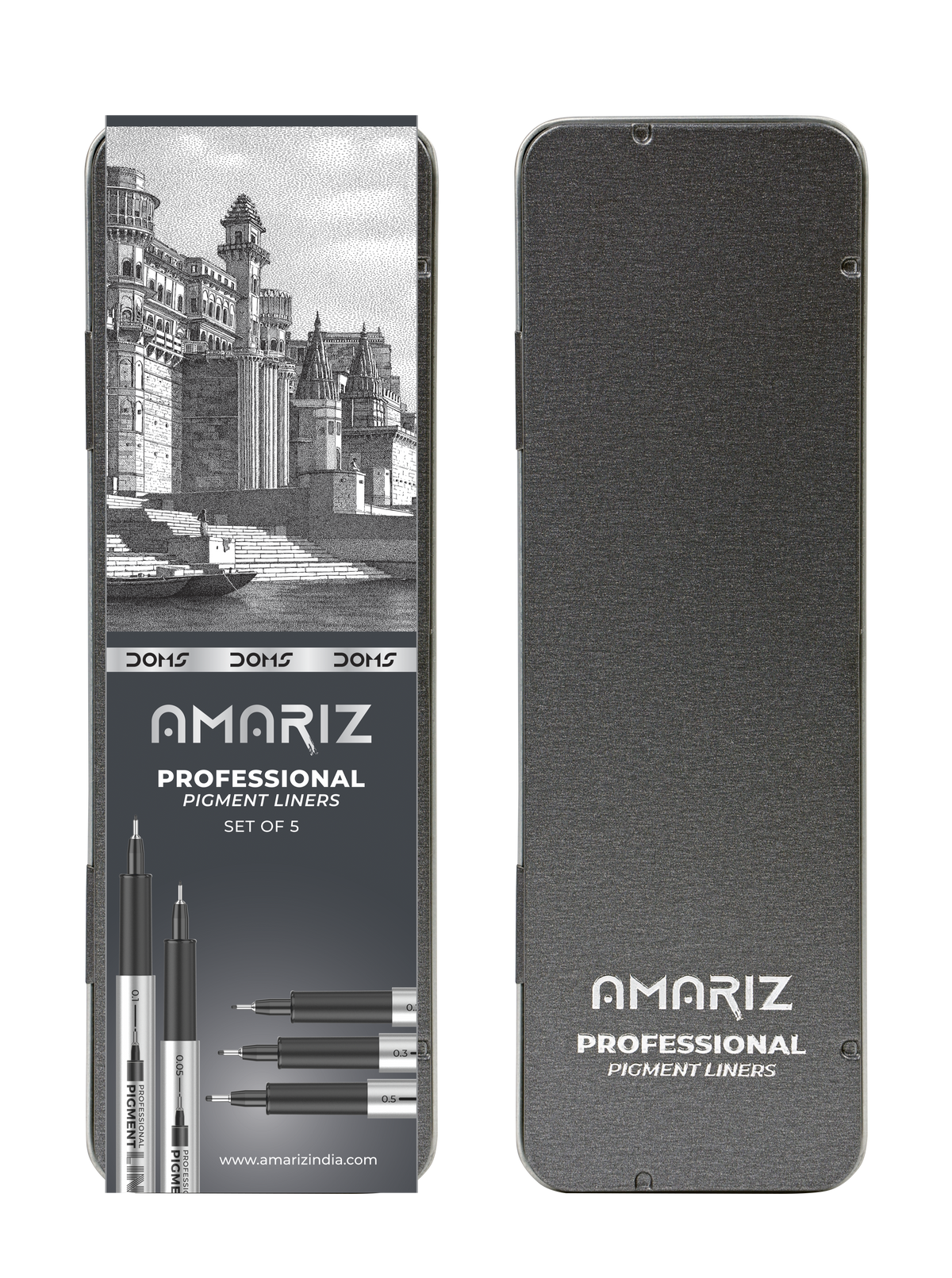 Doms Amariz Professional Pigment Liner Set of 5