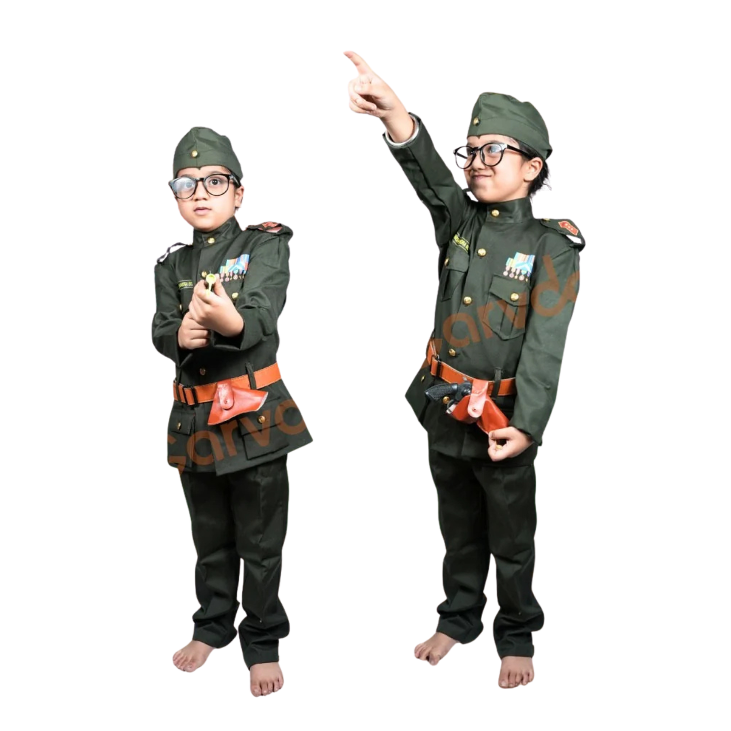Subhas Chandra Bose Costume For kids