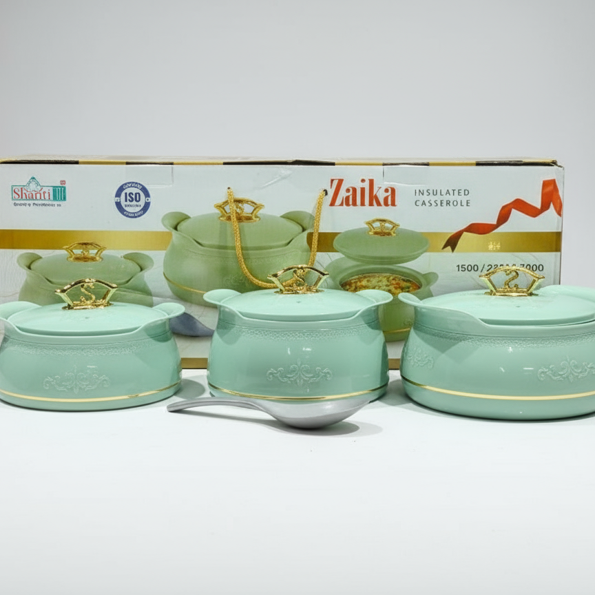 Shanti one Zaika 3pcs set Storage Container Perfect For Return Gifting purpose