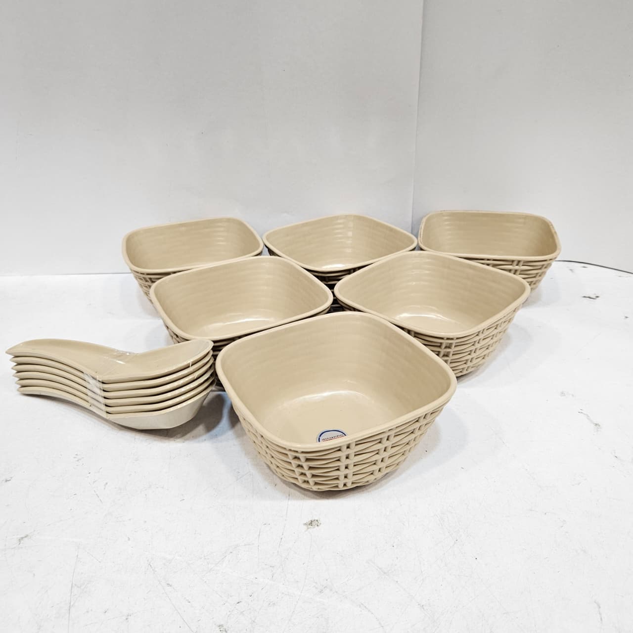 RETINA SQUARE SOUP SET