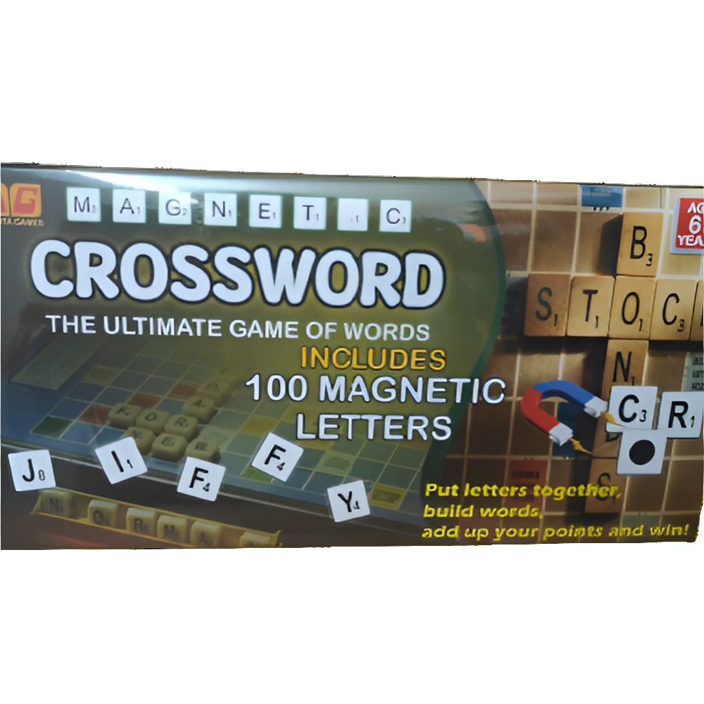Ajanta Games Magnetic Crossword The ultimate game of words includes 100 Magnetic letters