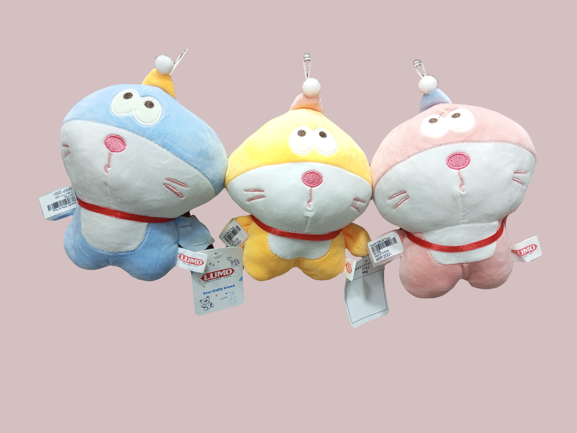 Doraemon Mini Meow Hat Plush super soft toy