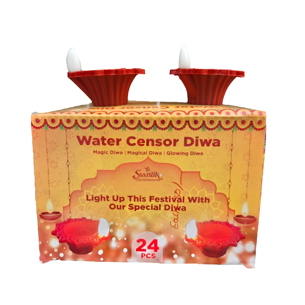Water sensored led diya's perfect for Diwali decoration 24pcs set