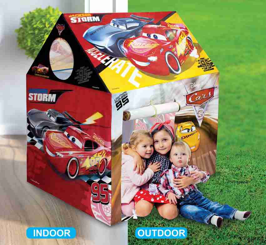 Lighting McQueen edition play tent house with Lighting for kids from 2 years above age