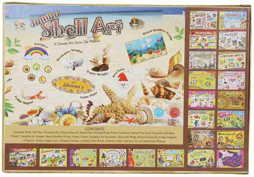 Creative Jumbo Shell Art and craft game kit for kids up to 10 years