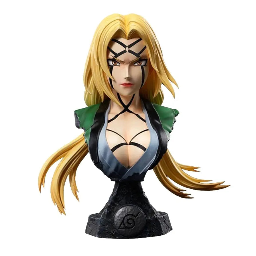 Anime Bust Resin Model Resin Figure Statue Bust Model, Handmade Collectible Desktop Display Car Decoration