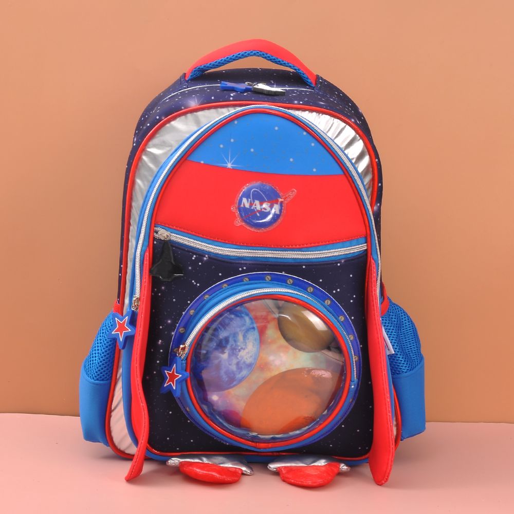 Space theme Nasa Trolley school bag