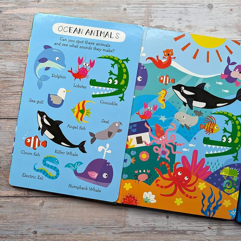 My First Look and Find Sound Book Animals