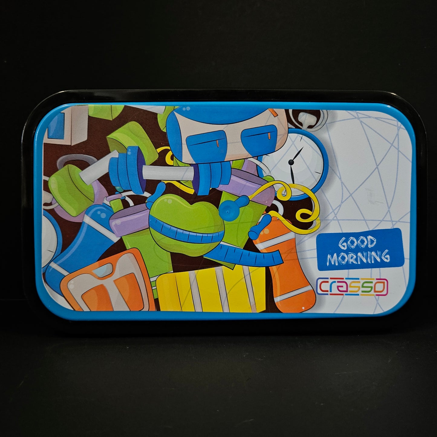 Big GP Pixle Lunch Box with 600ml Lunch Box for kids with 140ml small box perfect for kids