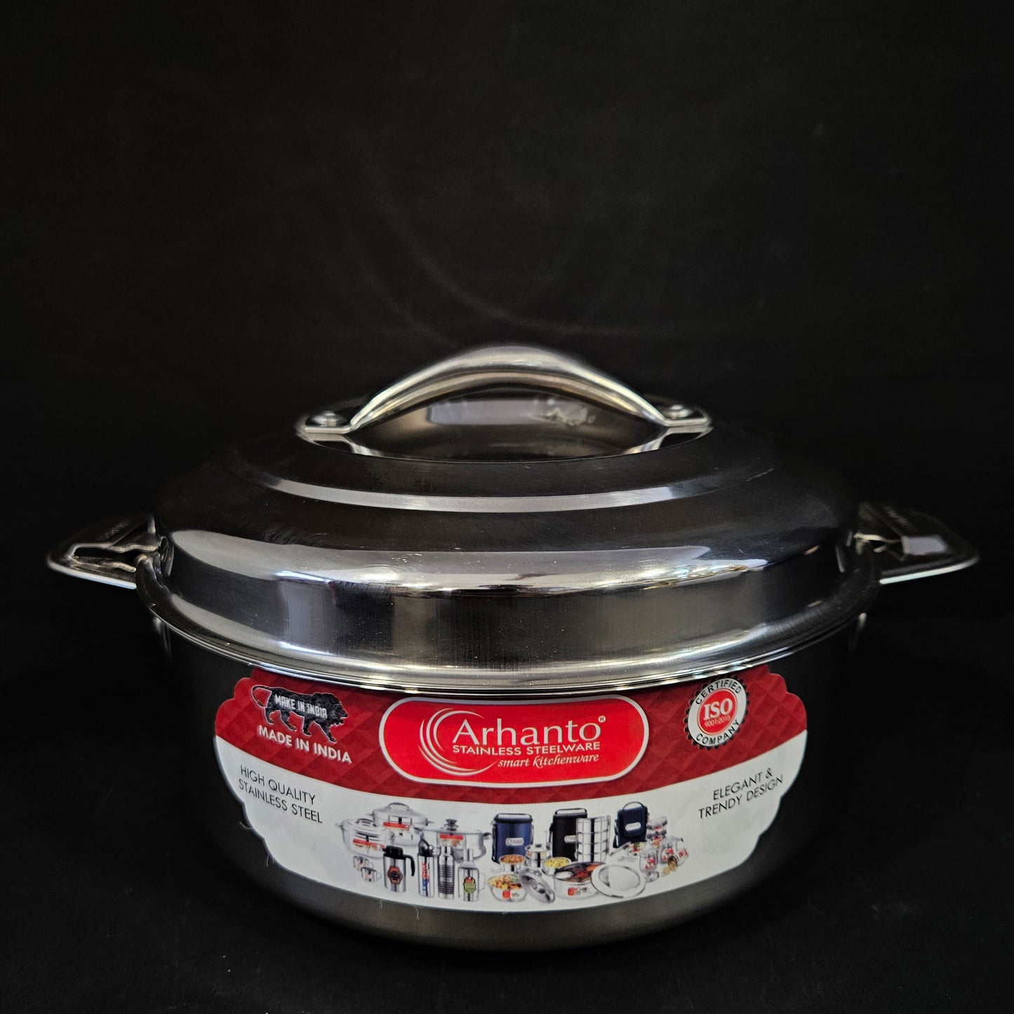 Arhanto Imperia hotpot with 1500ml Capable Stainless Steel with high quality that keeps food hot and fresh for long hours