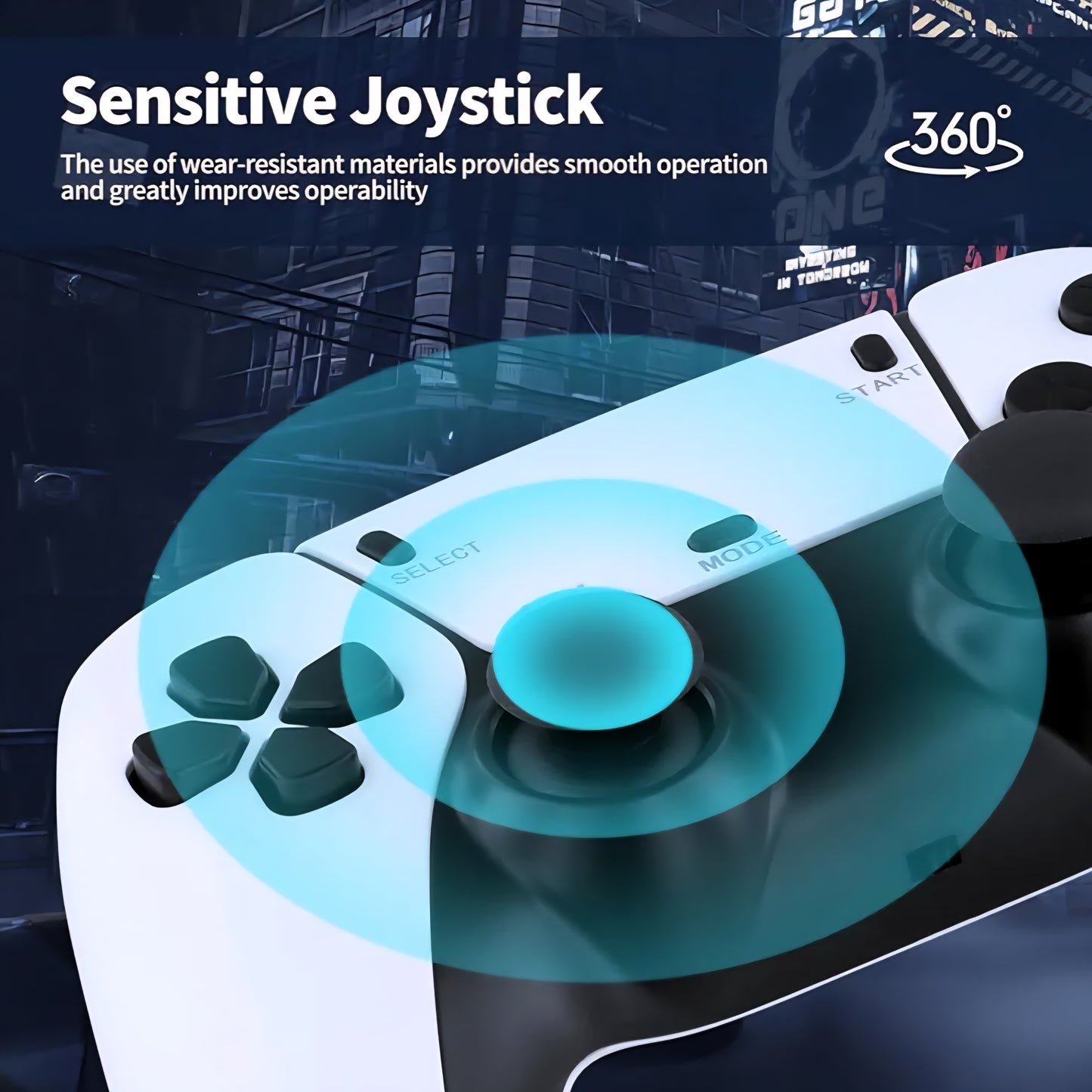 Retro 4K Game Console: Nostalgia Plug and Play with 20000+ Built-in Games, 2.4G Wireless 2 Player Dual Controllers