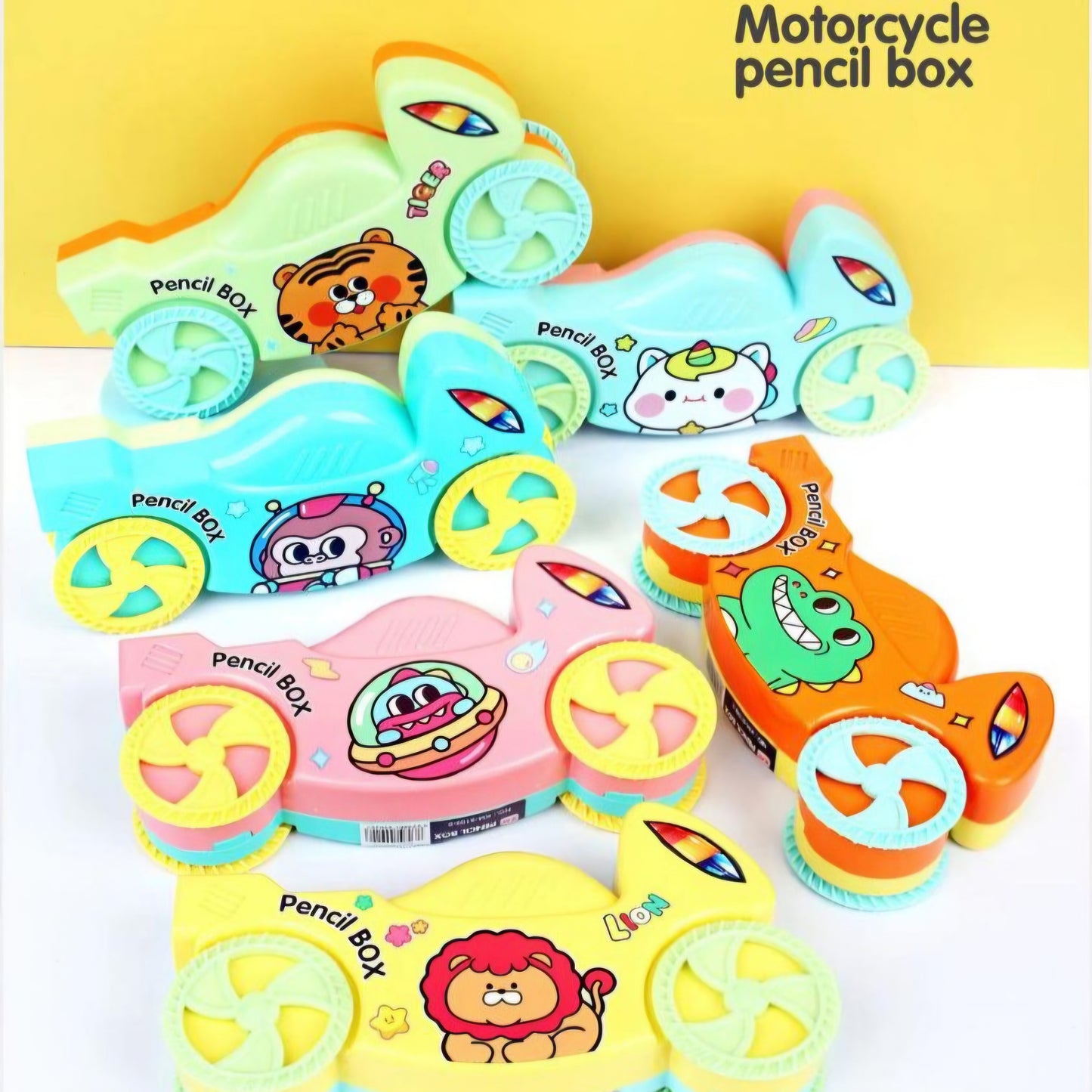 Motorcycle pencil Box for kids return kids