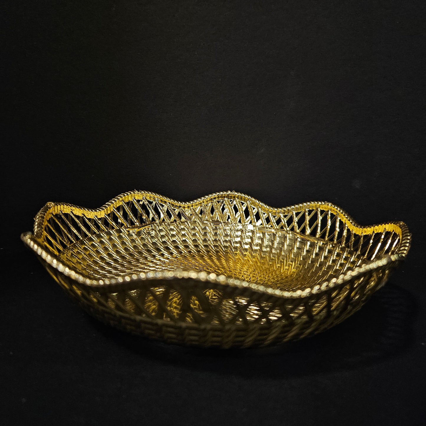 Golden Hamper Basket Vanity Tray Decorative Baskets for Home