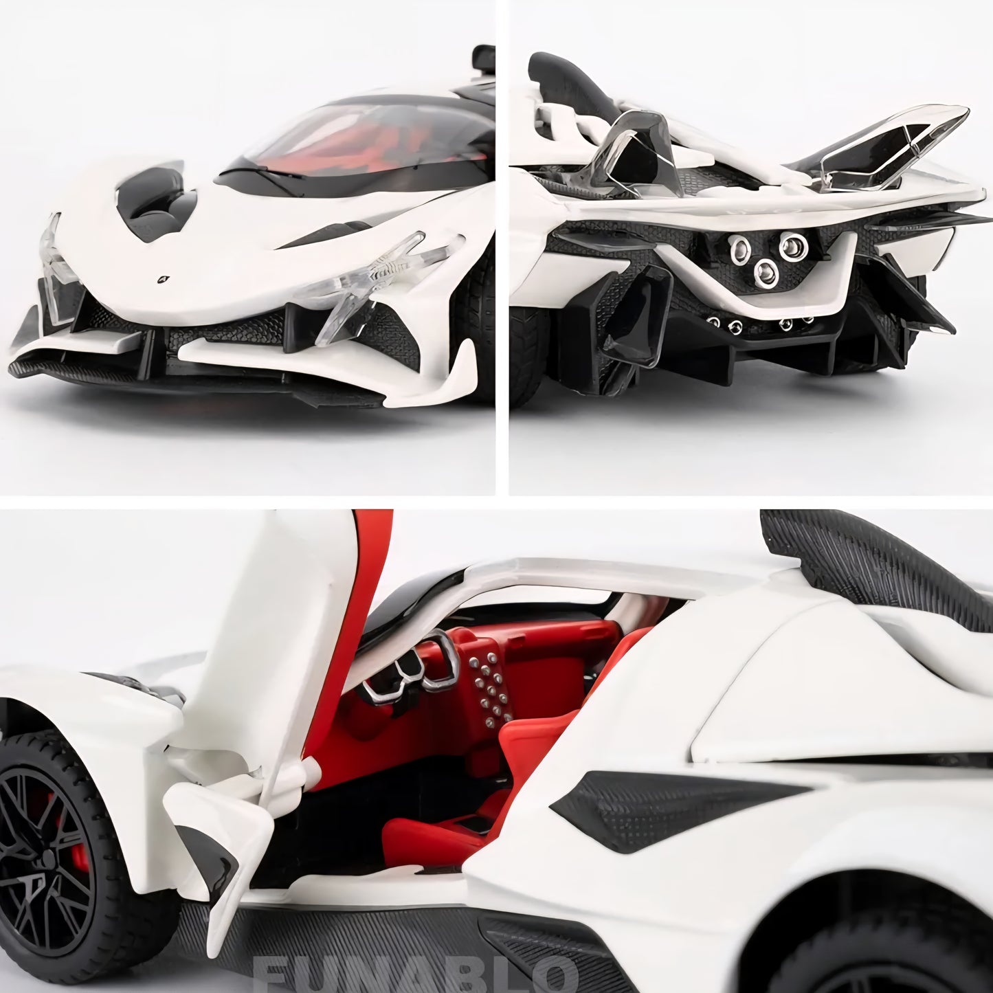 Apollo Project evo Alloy Model Car, Toy Car with Pull Back Function, Toy Car with Sound and Bright Lights, Suitable Collectible Model Toys, Gifts for Boys and Girls