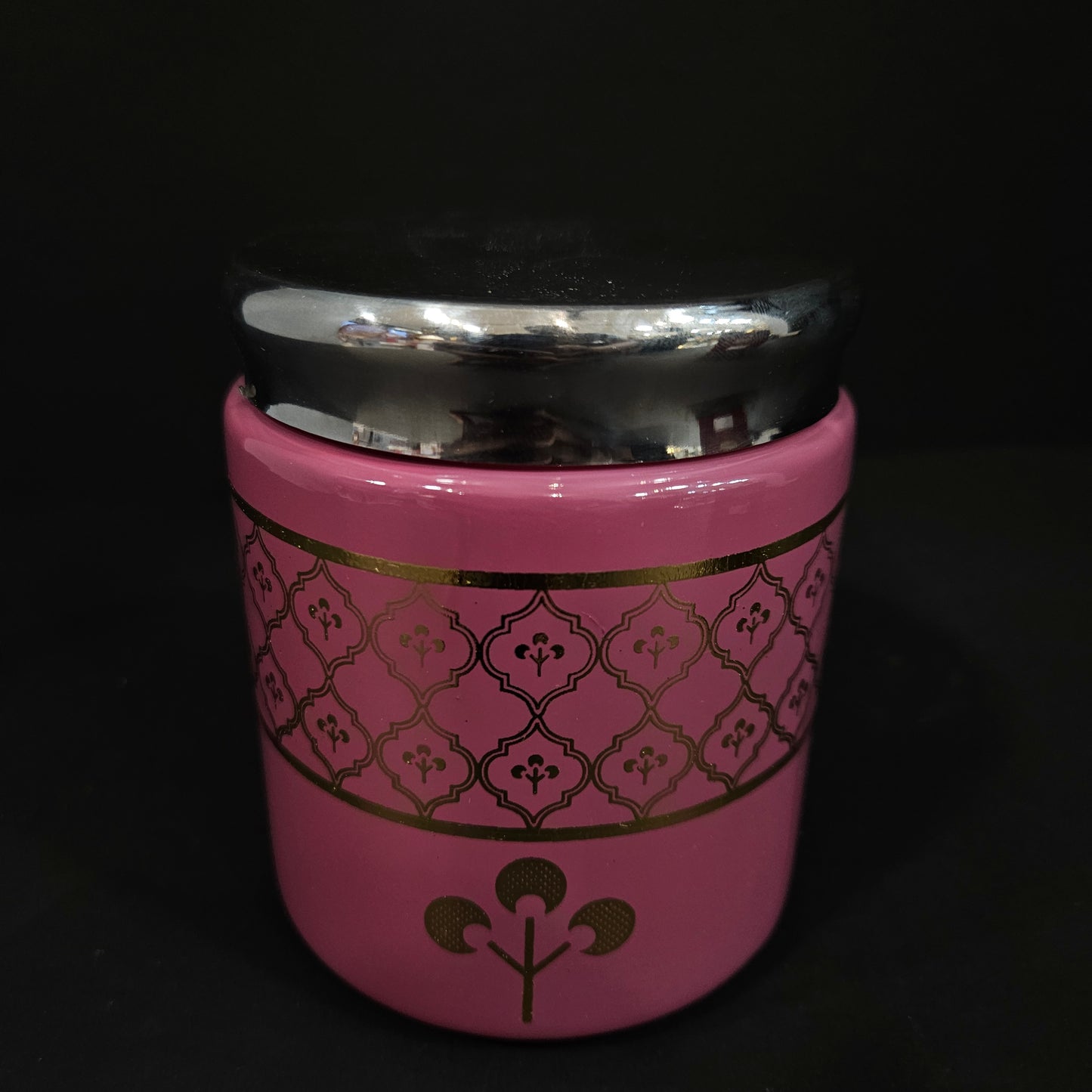 Shelly's Glassware Olive-1 Attractive Designer Glass storage jar Perfect for Return Gifting