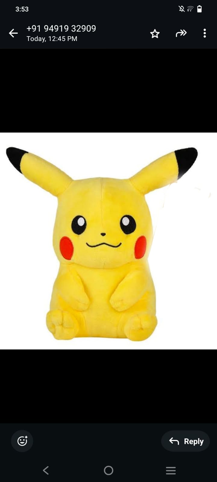 Super soft plush cute Pikachu soft toy. Made with high-quality materials