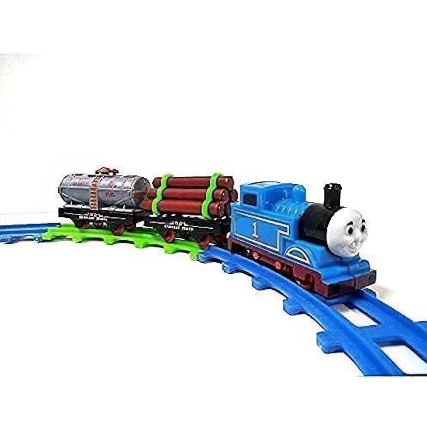 Thomas Train Toys for Kids with Track Big Size Battery Operated Model Choo Choo Kids Toy Train Emits Real Sound Track Set Battery Operated for 3 Years Cartoon Thomas Train 11 PCs