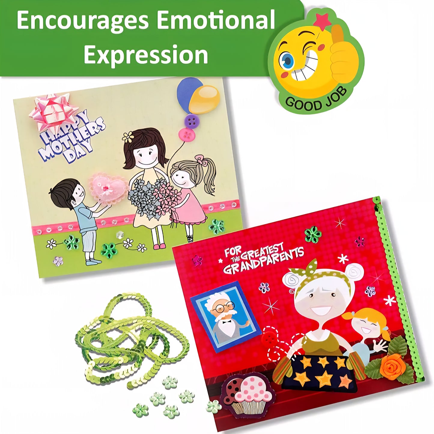 Happy kidz Make your own Greeting cards craft kit set to enhance creative skills in your kids