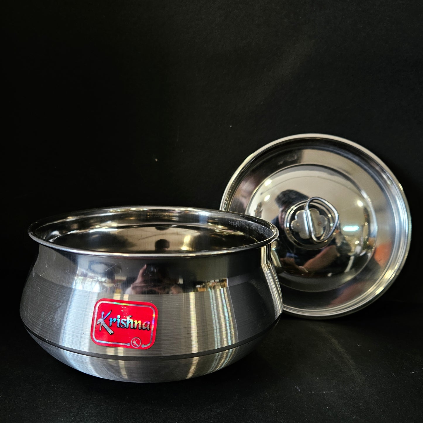 Stainless Steel Handi pot Dish storage box & lid perfect for Return gifting purpose