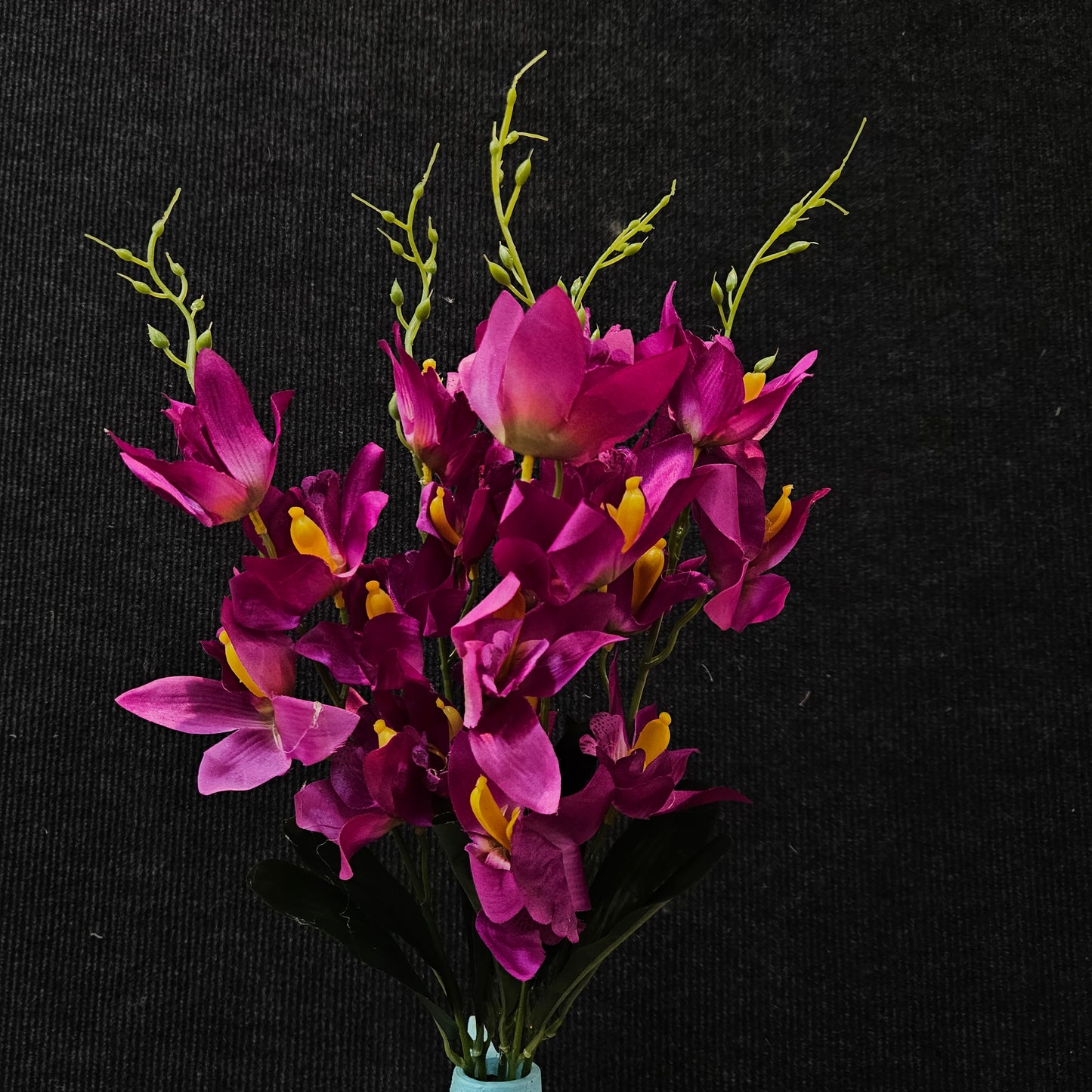 Boat orchid artificial banquet floweral stick to bring attractive elegant look to your office & Garden