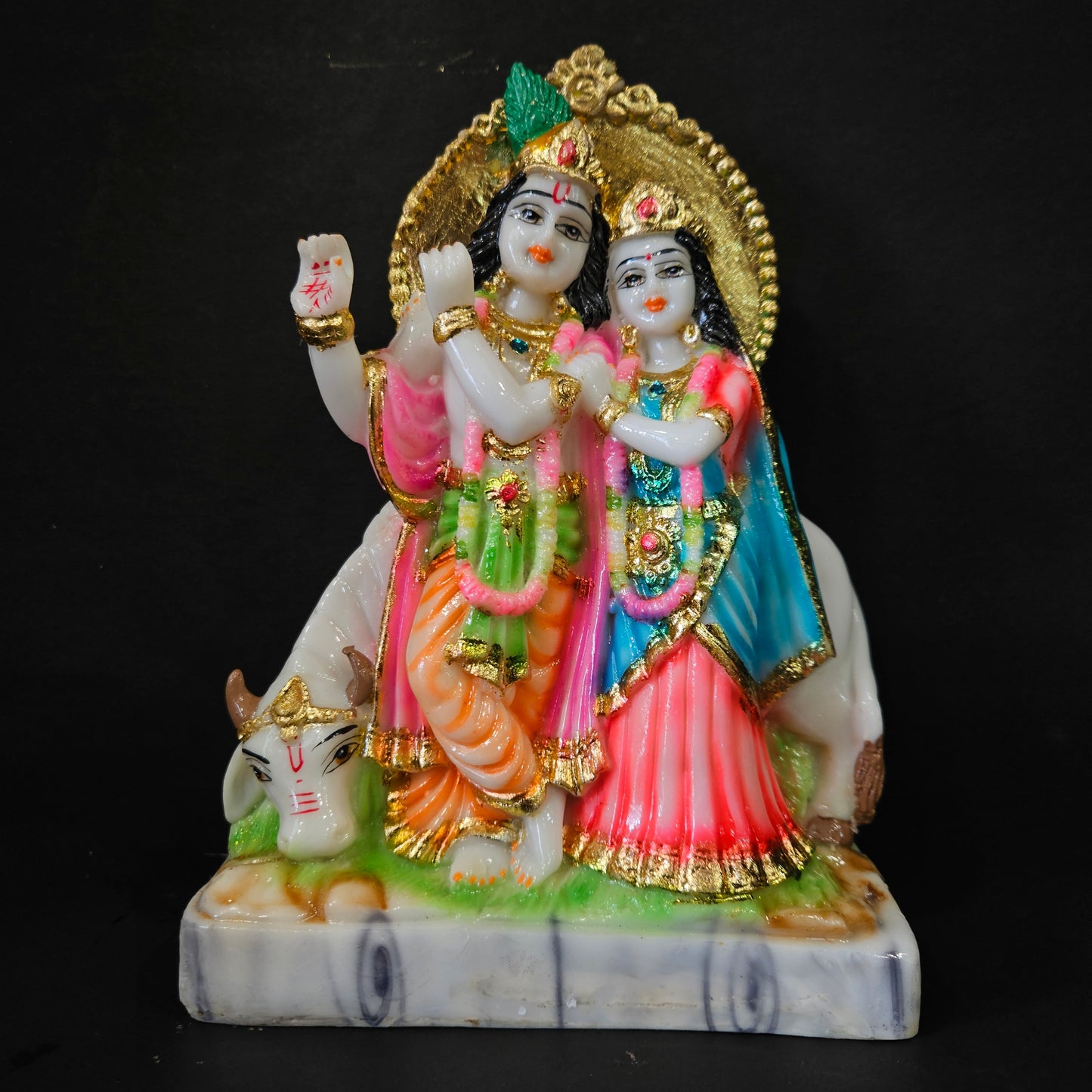God & godess Statues Sitting on Singhasan Handcrafted Idols Handpainted lord's idols Home First Special Housewarming Gifts Sculpture