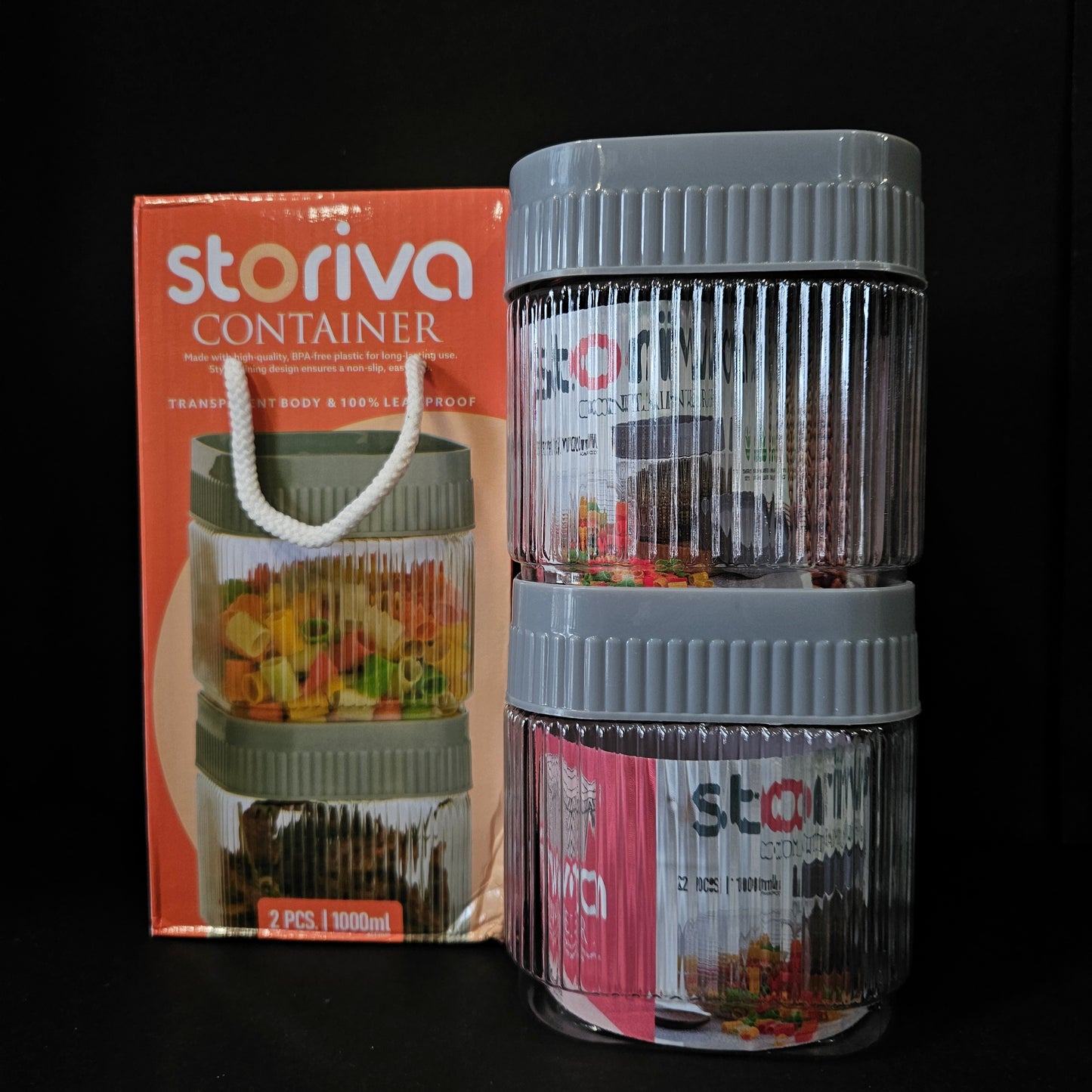 Storiva Transparent Body Storage Container with 100% Leak Proof Perfect For Return Gifting Purpose