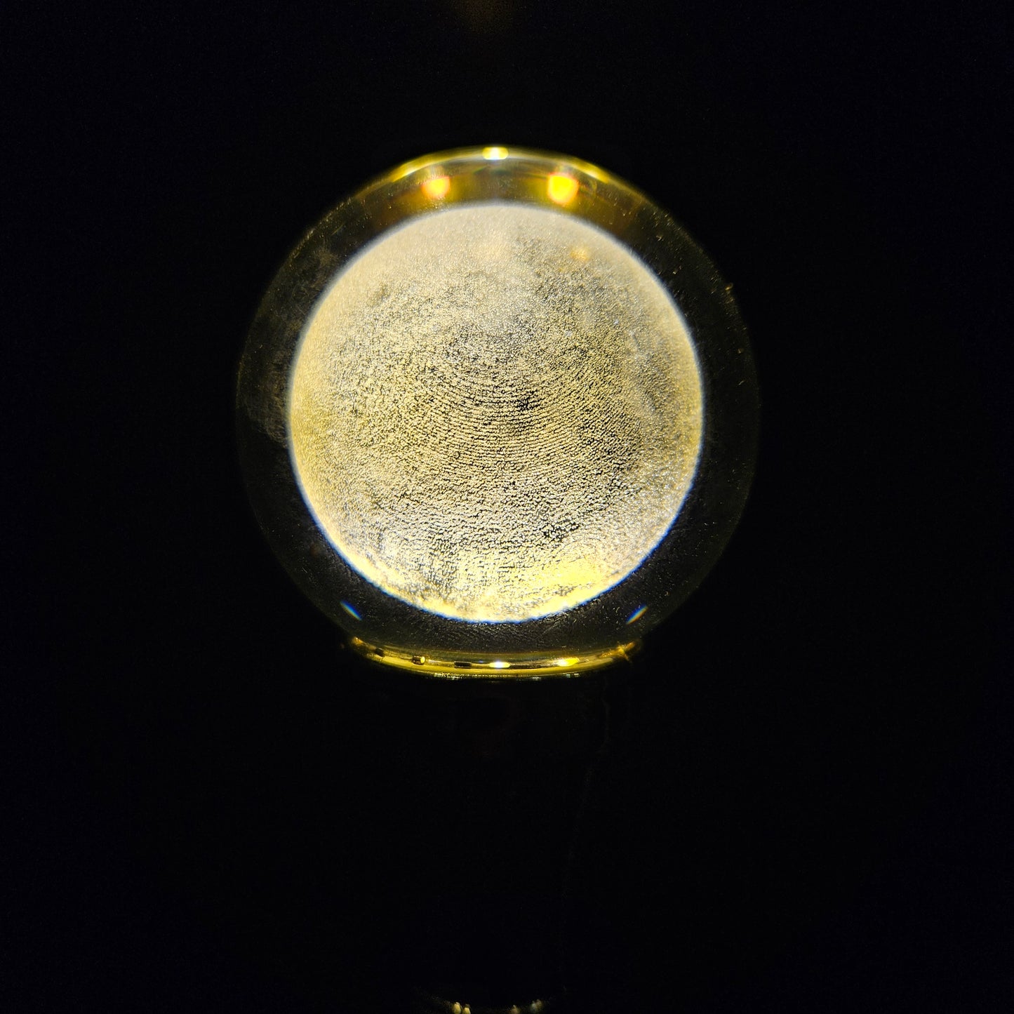 Crystal with Golden Stand for Positive and Prosperity for Home,Table & Office Decor