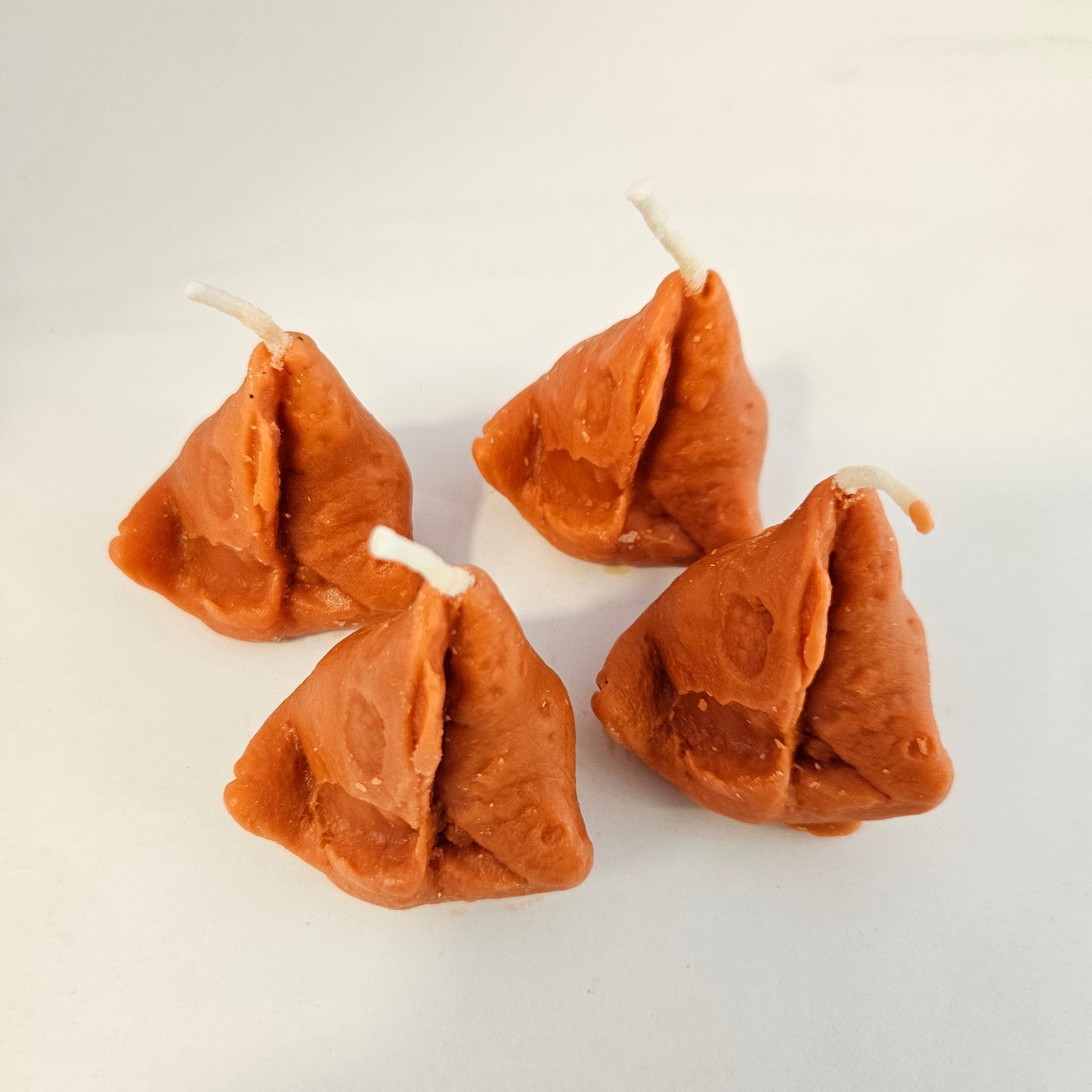 Samosa Candles Pack of 4 Wax Scented Candles