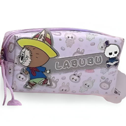 LABUBU The Monsters Plush Cosmetic Bag POP MART Accessory Pouch with Zipper