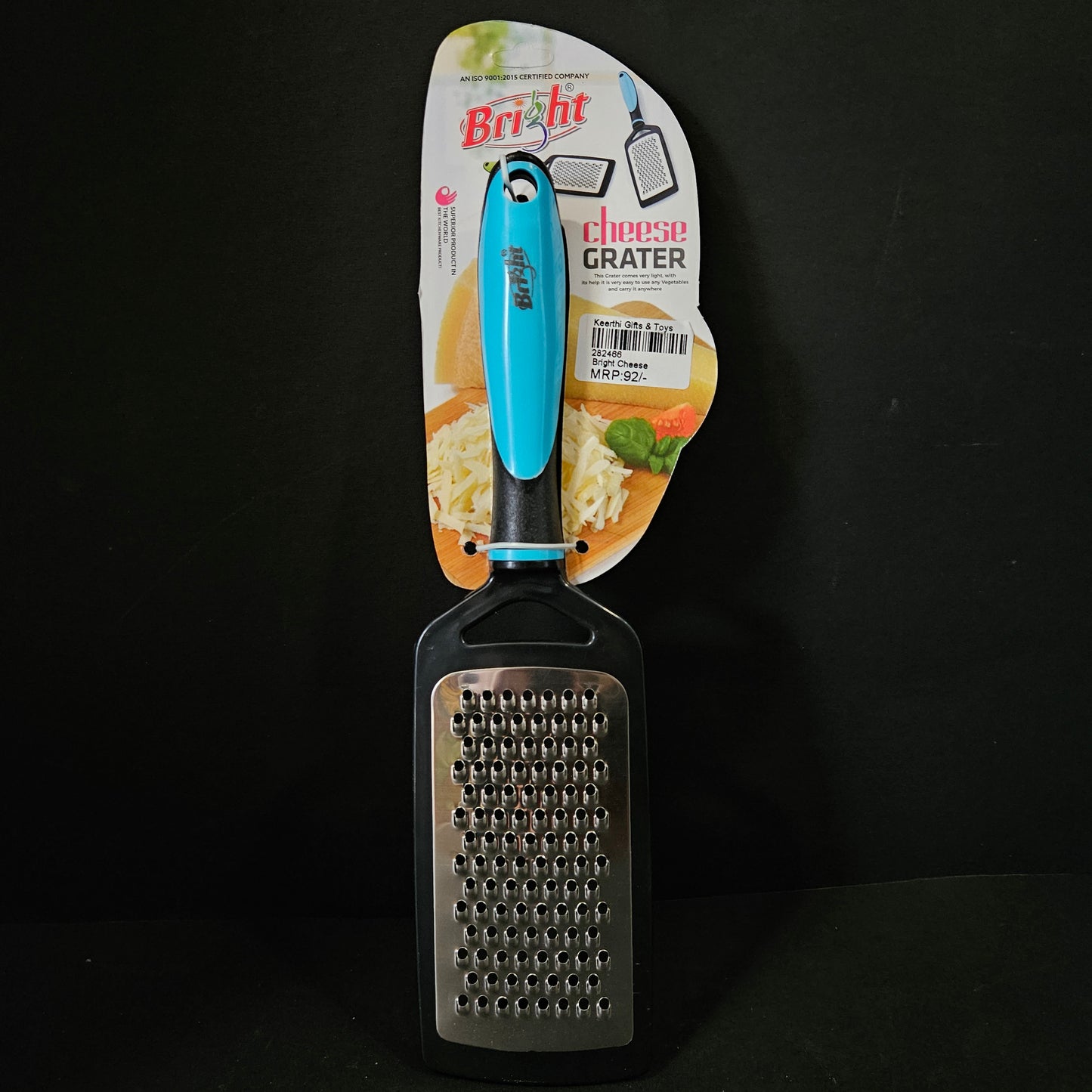 The grater comes very light cheese grater