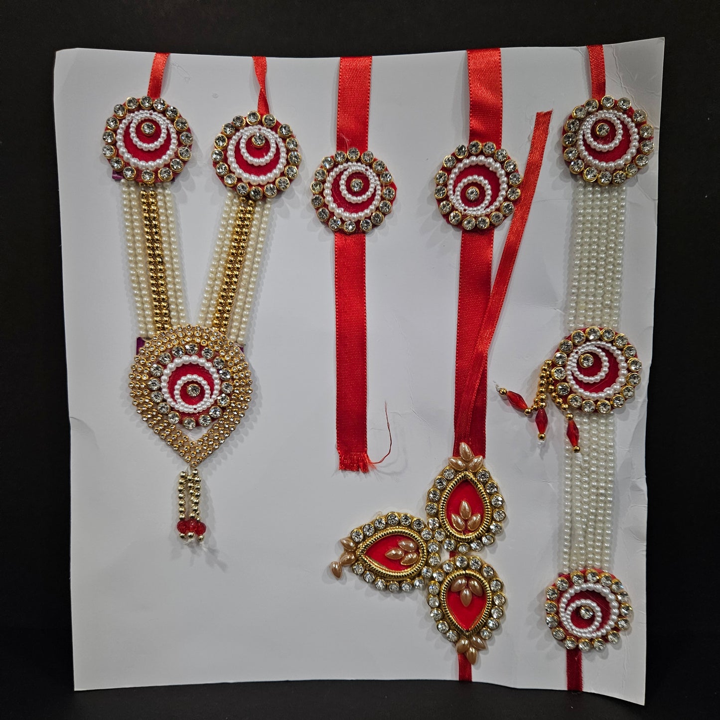 Lord Krishna Janmashtami jewellery set for kids