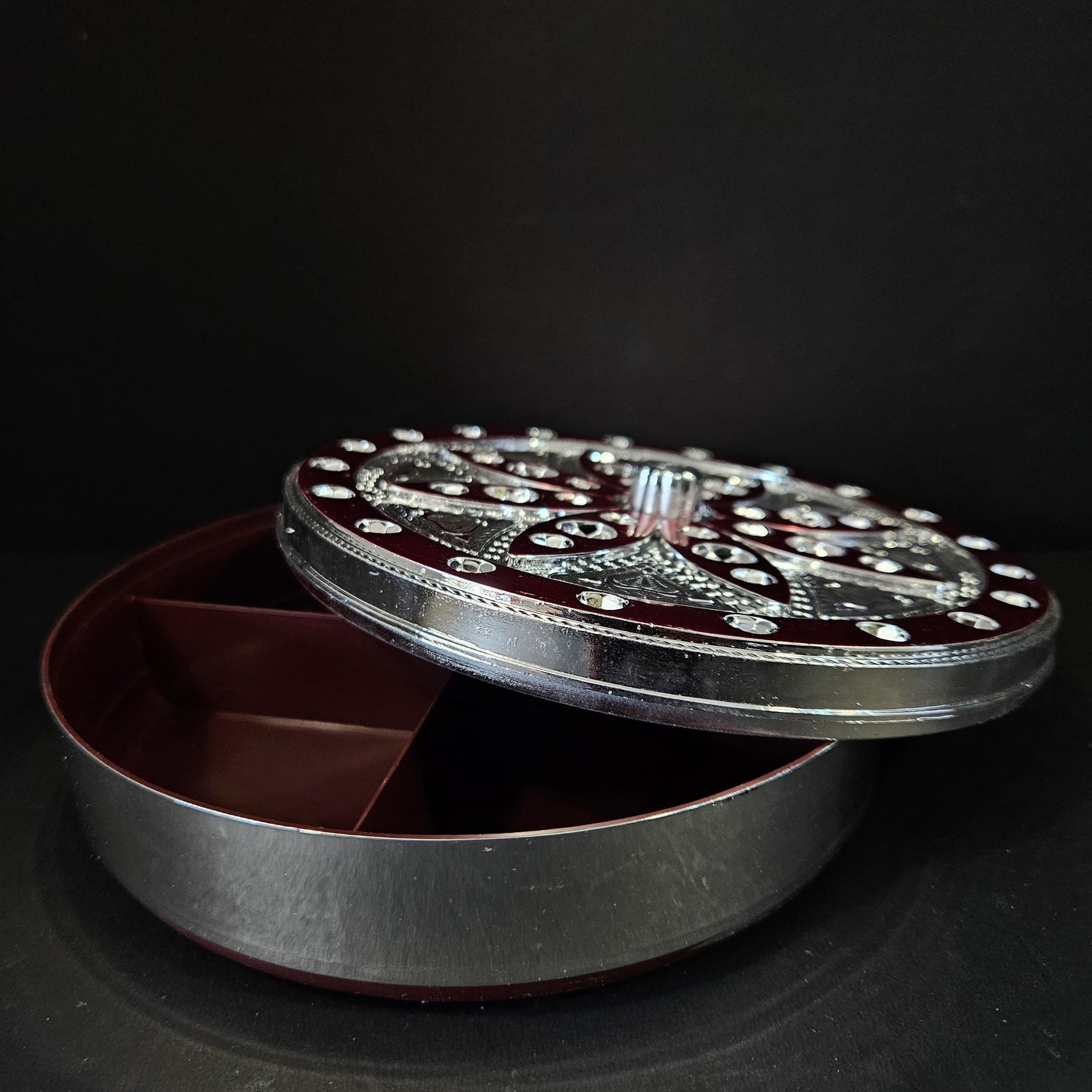 Shree Hari Multi purpose Rangoli Dry Fruit storage Box perfect for Return gifting