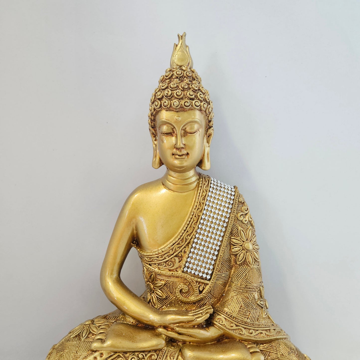 Sitting Buddha Idol Statue for Home Decorations Items Showpiece, Best Indian Gifts